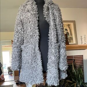 Steve Madden Women's Gray Teddy Jacket